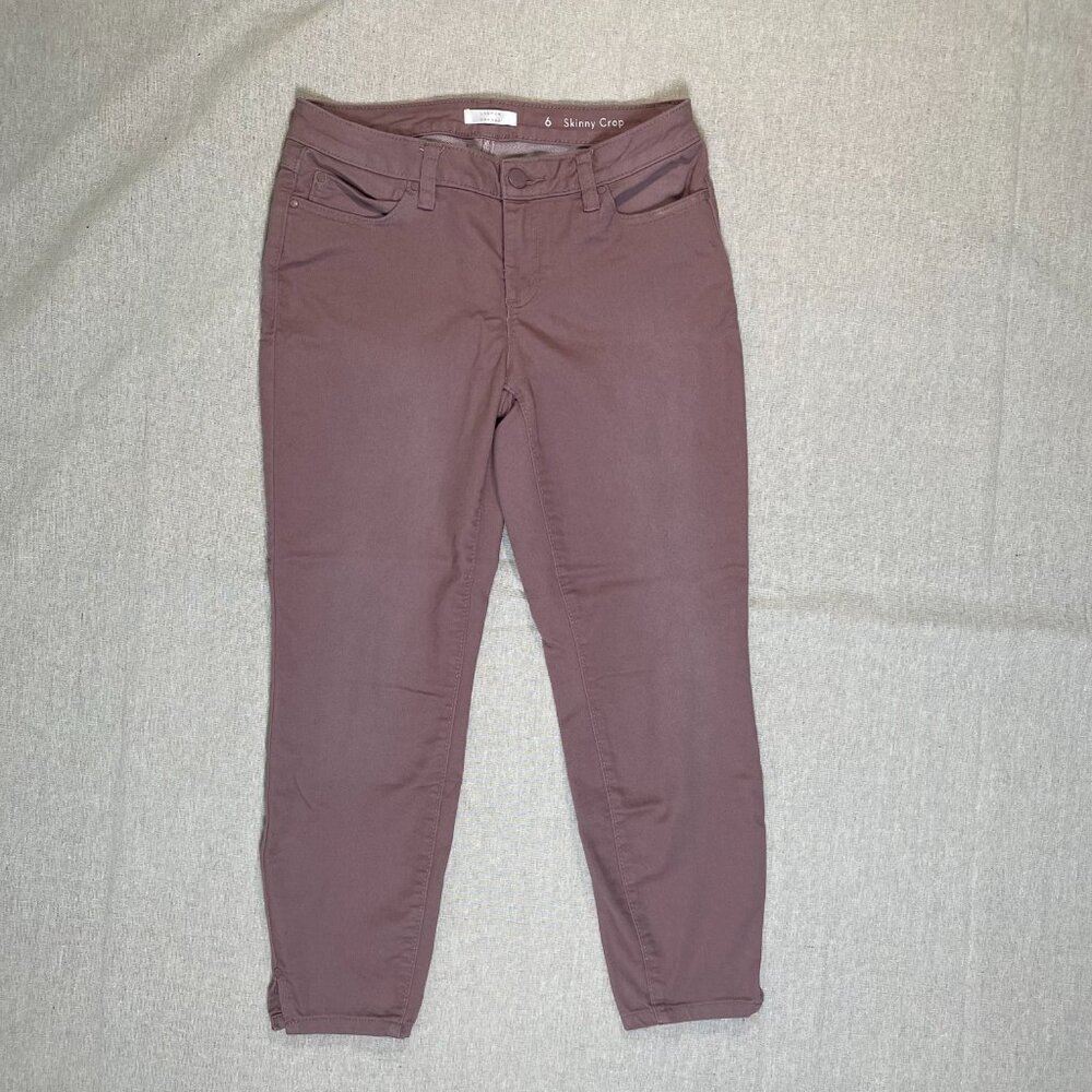 LC Lauren Conrad | Mauve Skinny Crop Jeans | Size 6